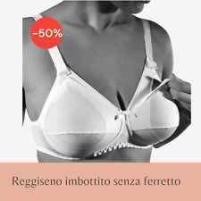 Reggiseno allattamento mamma con apertura sulle coppe in puro cotone premaman
