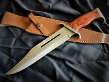 Coltello Rambo III Deluxe coltello da caccia caccia caccia acciaio inox John Rambo affilato