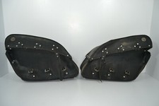 Kit borse valige laterali cuoio con staffe completo Honda VT 750 C Shadow 97 01