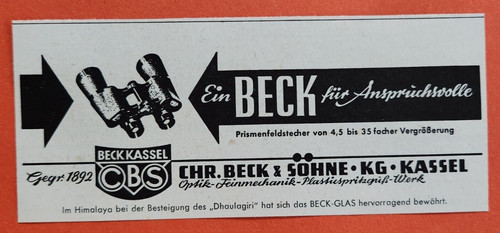 Binocolo beck söhne - 4.,