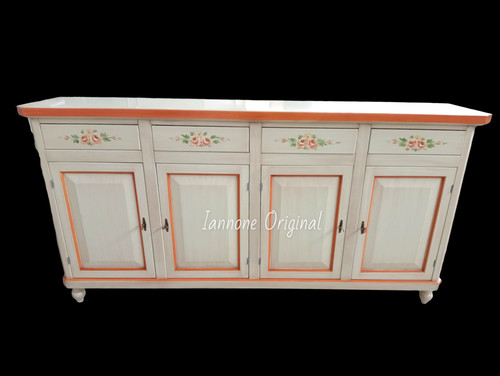 Credenza dipinta mano - credenza,