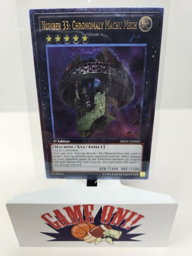 Yugioh numero cronomalia - numero, 33: