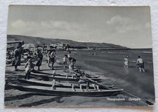 MANFREDONIA ( FOGGIA) Spiaggia,  Vg 1952 F.g. Animata e Bella 