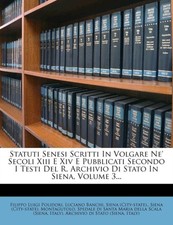 Polidori statuti senesi - polidori,
