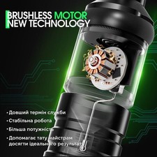 Macchina per tatuaggi wireless Ambition Torden Tattoo Machine 4,0 mm (nero)