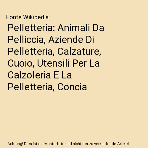 Pelletteria animali da - animali,