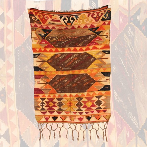 Kilim lana antico curato - kilim, di