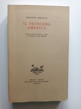 Il Problema Omerico B. Marzullo Ricciardi 1970 Ec0