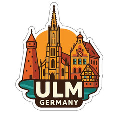 Ulm Germany Sticker Decal