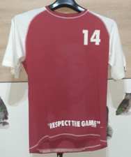MAGLIETTA VINTAGE Thierry Henry 14 Rispetta il gioco calcio Arsenal epoca 2004 NIKE