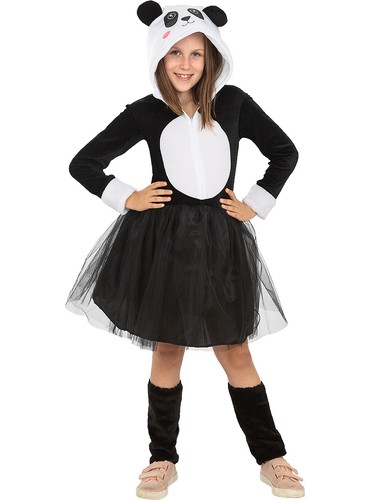 Costume panda per bambina - panda,