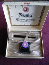 VINTAGE PELIKAN M 150  PENNA STILOGRAFICA CON PENNINO PELIKAN "F"  W. GERMANY