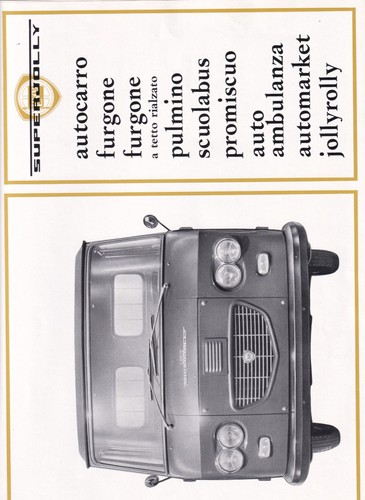 Brochure lancia superjolly - lancia,