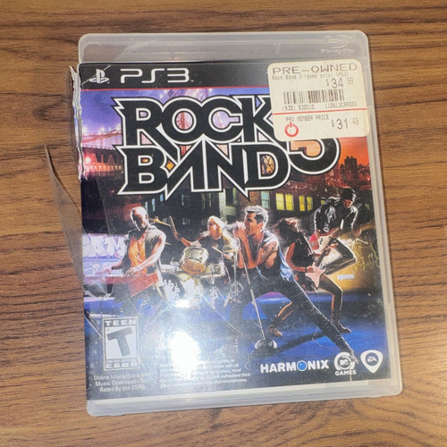 Disco ps3 electronic arts rock - ps3,