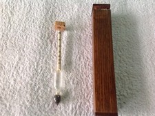 VINTAGE ALCOOLOMETRO CENTESIMALE PER MISURARE IL CONTENUTO DI ALCOOL DISTILLATI