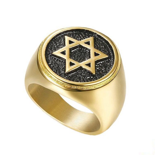 Anello ebraico punti - punti, stella