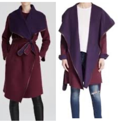 Cappotto vince lana pelle - cappotto,