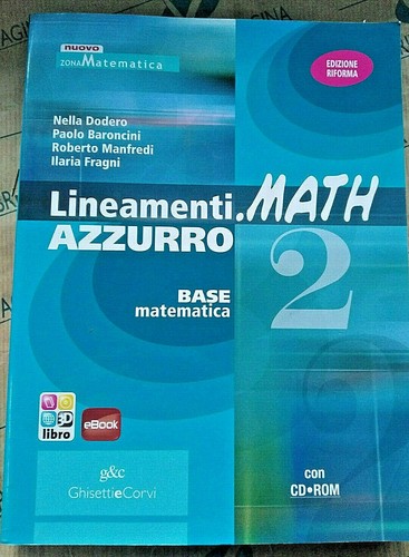 Lineamenti math azzurro vol - azzurro, vol.2