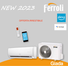 CLIMATIZZATORE FERROLI GIADA S MONOSPLIT INVERTER 9000 BTU R32 WIFI INTEGRATO A+