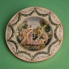 Piatto scena rilievo Ginori