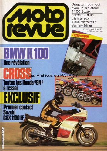 Moto revue 2628 bmw k100 - moto,