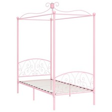 Letto a Baldacchino Rosa in
