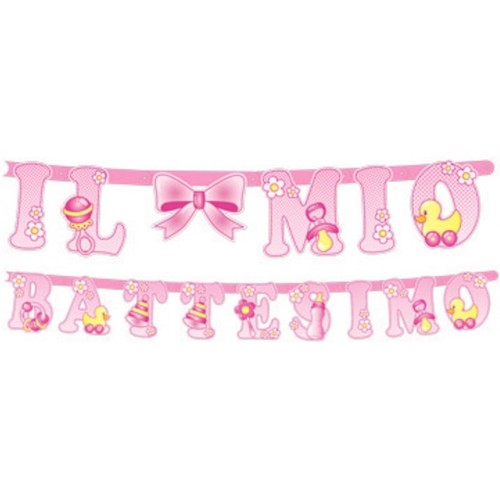 Festone jumbo rosa mio - “il,