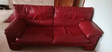 DIVANO IN VERA PELLE 3 POSTI 