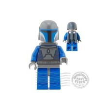 LEGO STAR WARS MINIFIGURE sw0296 Mandalorian Orologio della Morte Guerriero