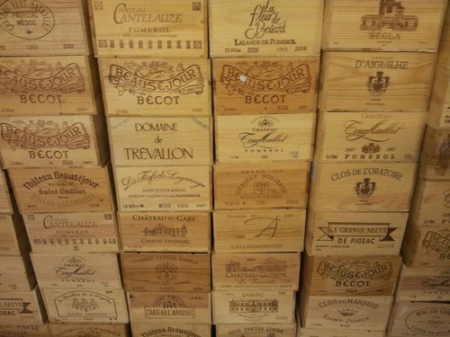 Cassa vino in - 4, legno
