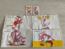 Lotto adesivi Pantera Rosa vintage nuovi da collezione