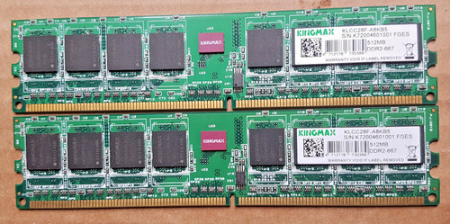 Ddr2 2x512mb kingmax - 2x512mb,