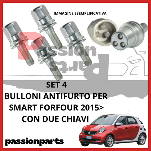 Kit bulloni antifurto - 4,