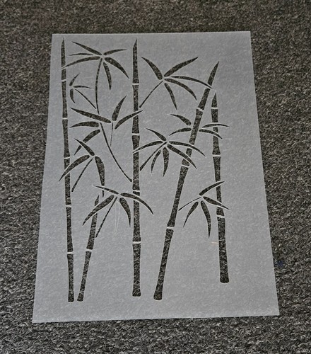 Stencil bambù riutilizzabile - bambù,