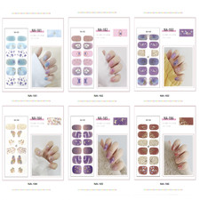 Full Size Nail Wraps Adesivi Polacco Manicure Nuova Arte Self Stick Decor