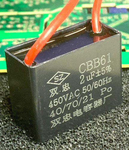 2uf 450vac cbb61 - cbb61, condensatore