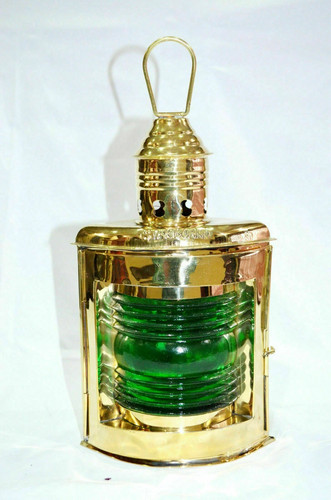 Lampada ottone verde porto - ottone,