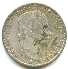 Austria 1/4 fiorino argento