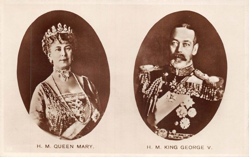 Postcard royalty king george - postcard,