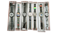 Lotto di 7 Swatch Vintage