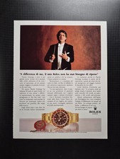 1989 Rolex GMT Master II - Original AD Advertising Pubblicità Vintage