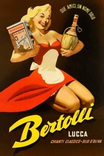 Poster Manifesto Locandina Pubblicità Vino Chianti Bertolli Lucca Stampa 32x47Cm