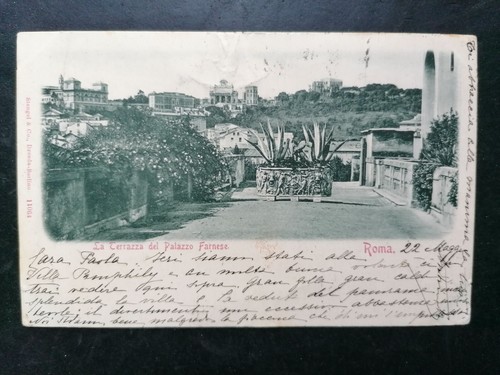 Cartolina antica roma - cartolina,