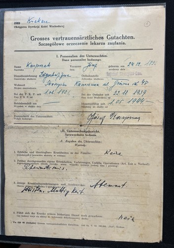 German cracovia 1940 - german,