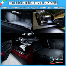 KIT LED ABITACOLO INTERNI OPEL INSIGNIA A DAL 2008 AL 2017 COMPLETO LUCI CANBUS
