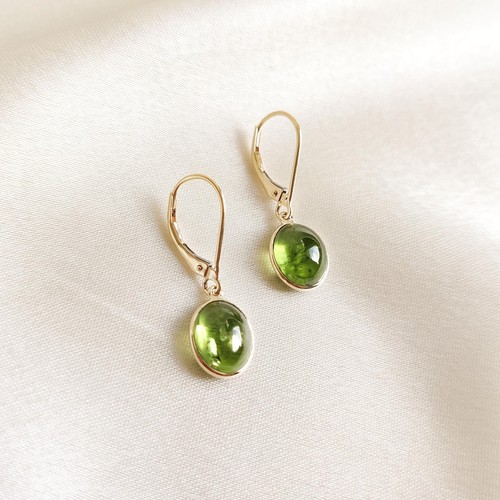 Orecchini peridoto naturale - orecchini,