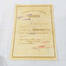 INNOCENTI Certificato