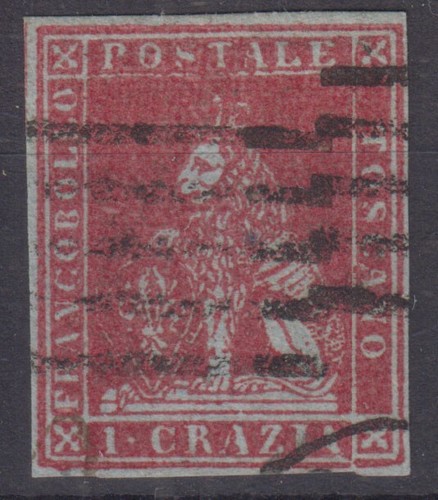 Toscana 1851 marzocco 1 - 1851-52,