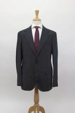 Tuta uomo Sartoria Solomeo 100% seta 2 pezzi nuova con etichette $10.400 Brunello Cucinelli 50/40 A258