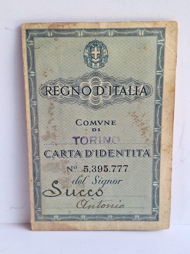 Carta identità regno - carta,